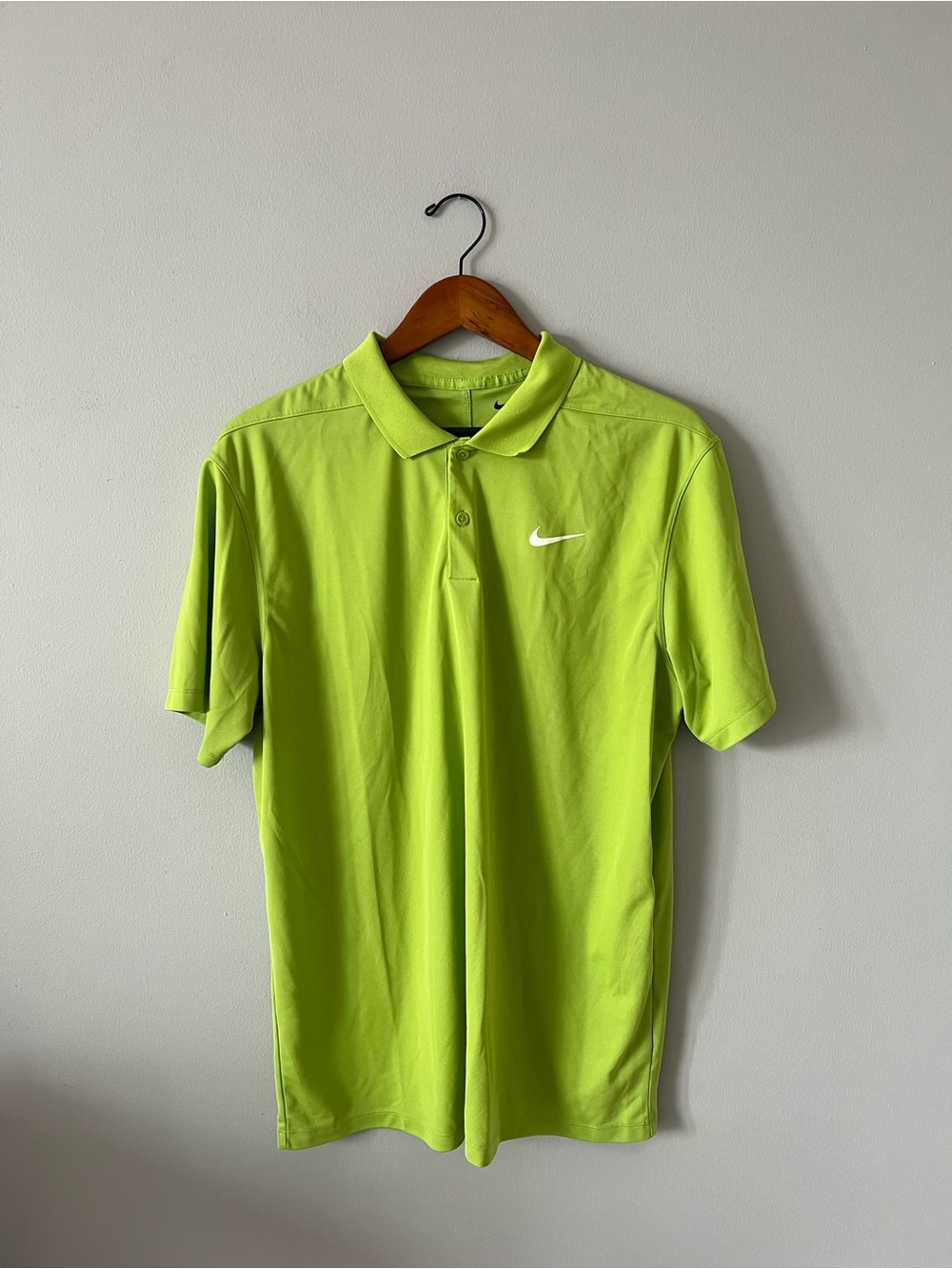 Nike Drifit Lime Green Polo